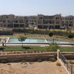 4 غرف نوم توين هاوس 450 م² للبيع في بالم هيلز قطامية (PK1)، الجولدن سكوير، مصر
