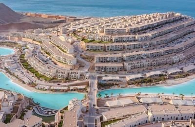 غرفتين نوم شاليه 125 م² للبيع في إيل مونتي الجلالة، العين السخنة، مصر